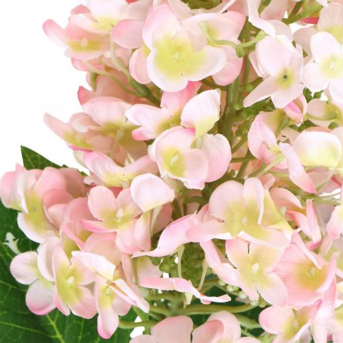 Product Panicle Hydrangea Pink Silk Flower Artificial Hydrangea L100cm