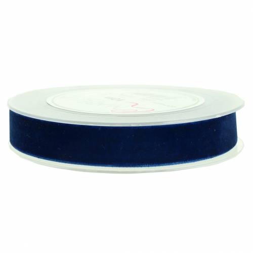 Product Velvet ribbon blue 20mm 10m