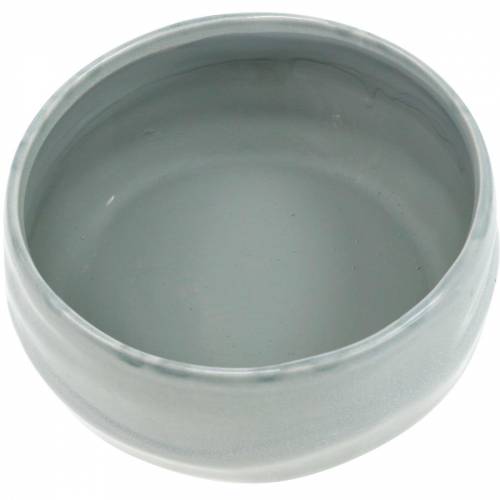 Product Ceramic bowl, wavy planter, ceramic decoration oval Ø18.5cm H7.5cm