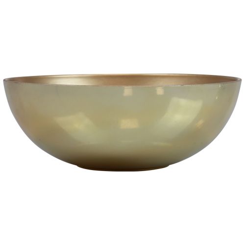 Product Decorative bowl gold bowl plastic matt gloss Ø20cm H7cm