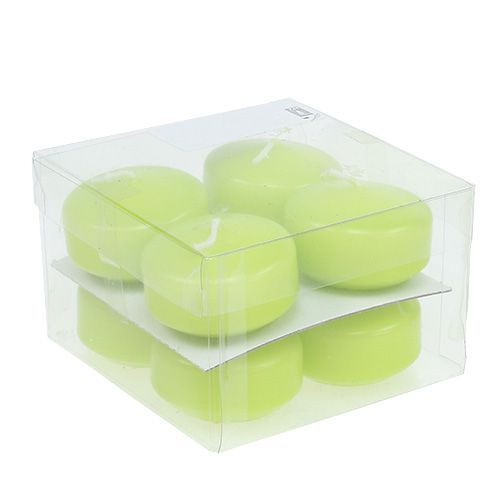 Product Floating candles green 4.5cm 8pcs