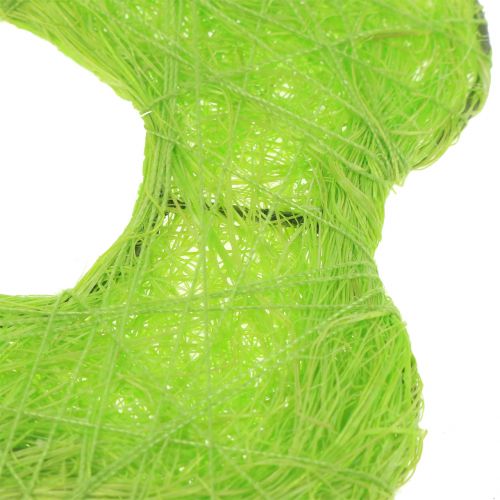 Product Sisal Flower Light Green Ø7.5cm 25 pcs