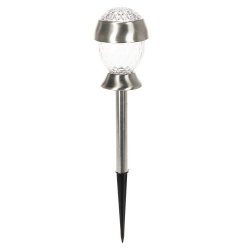 Product Solar garden lights, globe lights with ground spike, 36cm, 4 pieces