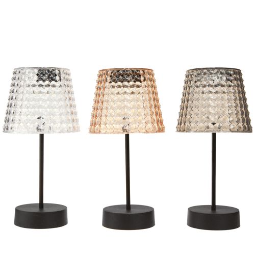 Product Solar Table Lamps LED with Timer Clear Brown H25cm 3pcs