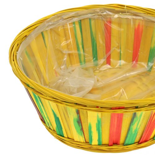 Product Chip basket round colorful Ø25cm 9 pcs