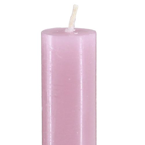 Product Taper candles colored candles old pink 21×240mm 12 pcs