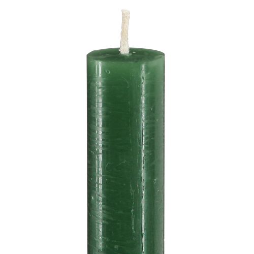 Product Taper candles colored candles dark green 21×240mm 12 pcs