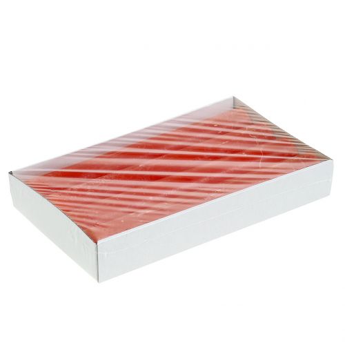 Product Taper candles colored orange 34mm x 240mm 4pcs