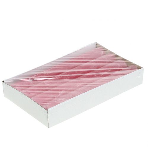 Product Taper Candles Solid Colored Pink 34mm x 240mm 4 Pcs