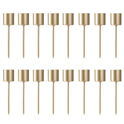 Product Stick candle holder matt gold candle holder for sticking 11cm 16 pcs