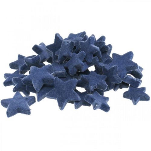 Product Christmas confetti, stars, blue Ø4/5cm 40 pcs