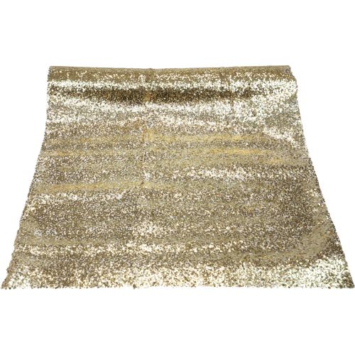 Product Table runner Christmas gold sequins table runner 48x450cm