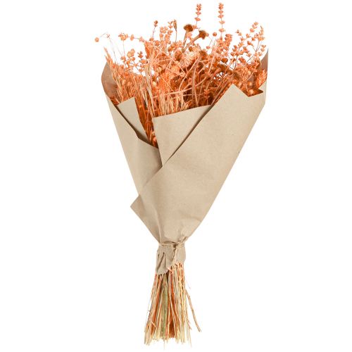 Product Bouquet of dried flowers Orange Apricot dried bouquet 45cm 80g