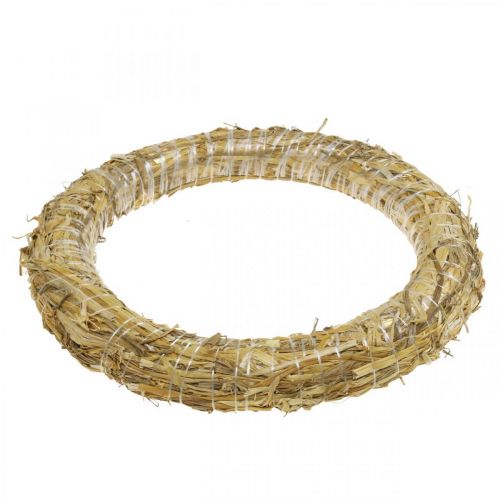 Product Straw wreath 25/4cm 10 pcs