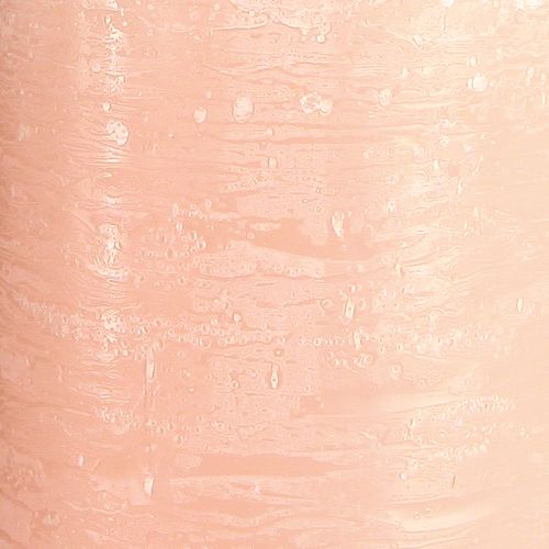 Product Pillar candles dyed light pink candles pink 85×200mm 2pcs