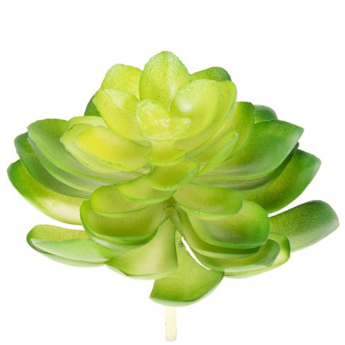 Product Set of 4 Artificial Green Succulents – Decorative Plants for Bowls or Vases, 10cm