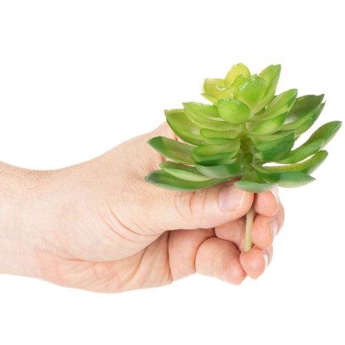 Product Set of 4 Artificial Green Succulents – Decorative Plants for Bowls or Vases, 10cm