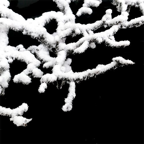 Product Table decoration branches with snow Ø40cm 1 pc