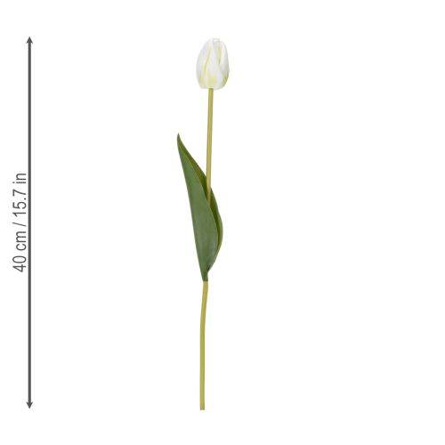 Product Decorative artificial tulip flowers for stylish interior design, 40cm, 5 pieces