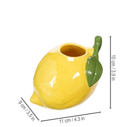 Product Citrus vase, orange and lemon, as an extravagant home accessory, summer decoration, 10cm, 2 pieces