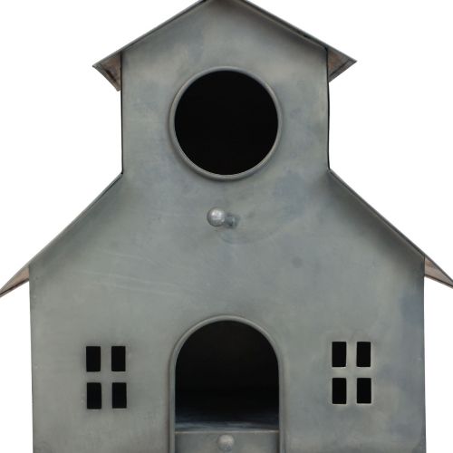 Product Bird house for hanging metal gray 2-storey 24x15x26cm