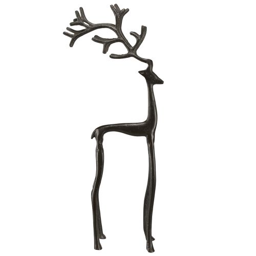 Product Christmas decoration reindeer decoration metal in brown 15x9x53cm