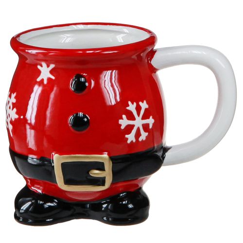 Floristik24 Christmas Mug Ceramic Cup Santa Claus 10.5cm 2pcs