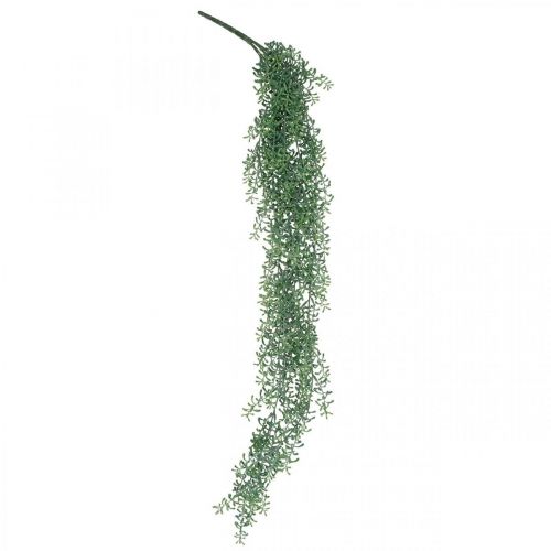 Product Green plant hanging artificial hanging plant with buds green, white 100cm