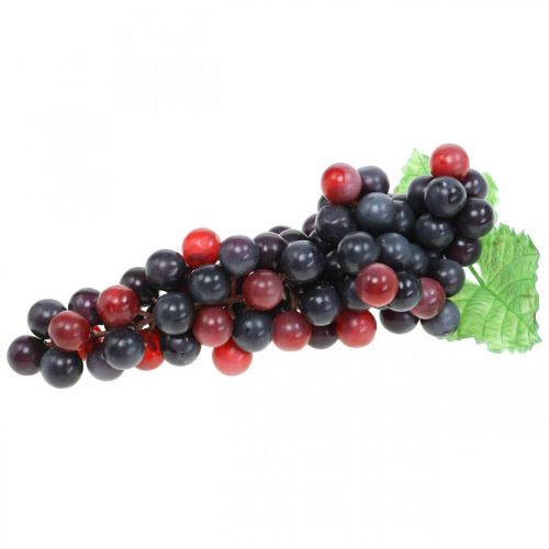 Product Decoration grape black artificial fruit shop window decoration 22cm