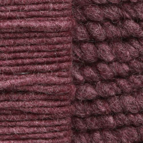 Product Wool felt decorative cord felt wick thread Berry L7m set of 2