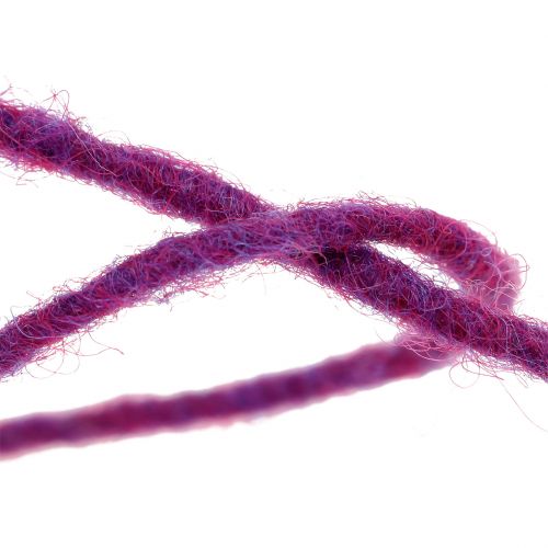 Product Wool cord purple 3mm 100m