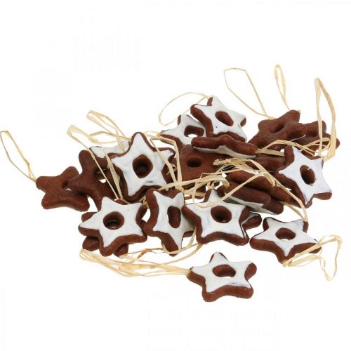 Product Christmas tree decorations cinnamon stars decorative star plastic 5cm 24 pcs