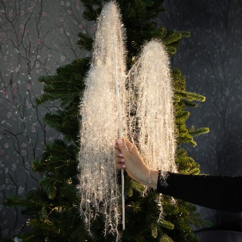 Product Artificial White Frosted Winter Branch, 70 cm for Christmas and Winter Decor