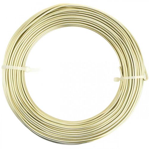 Product Aluminum wire Ø2mm champagne decorative wire round 480g