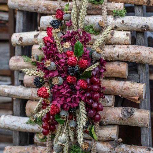 Product Decoration Grape Red Artificial Grapes Decorative Fruits 15cm