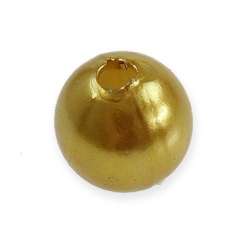 Product Decorative beads Ø10mm gold 115 pcs