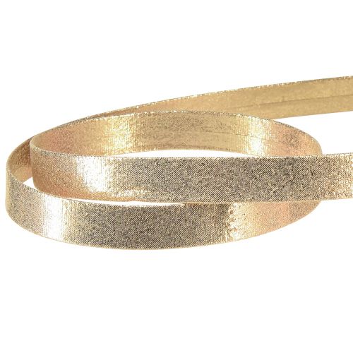 Product Decorative ribbon gold metallic decorative ribbon jewelry ribbon W15mm L15m