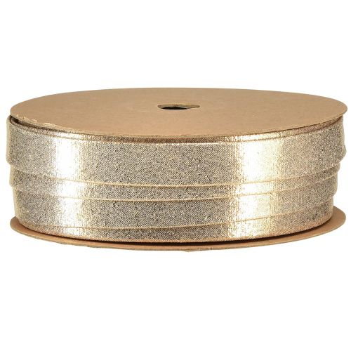 Product Decorative ribbon gold metallic decorative ribbon jewelry ribbon W15mm L15m