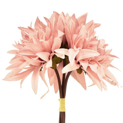 Product Decorative flowers Dahlia Artificial Pink Flower Ø15cm L28cm 3 pcs