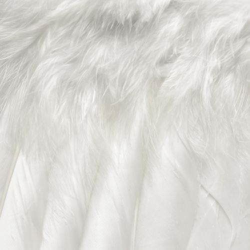 Product Angel wings made of white feathers – romantic Christmas decoration for hanging 25×18cm 3pcs