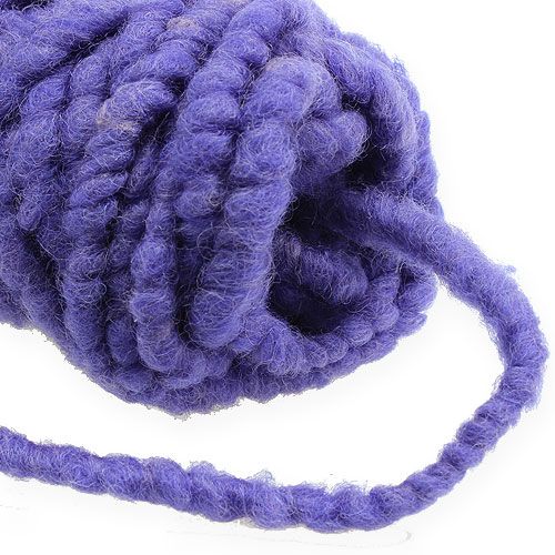 Product Felt Cord Flausch Mirabell 25m Violet