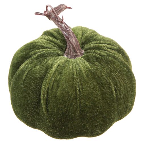 Product Autumn decoration pumpkin light green dark green Ø13cm 3 pcs