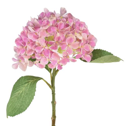 Hydrangea artificial pink artificial flower pink Ø15.5cm 45cm