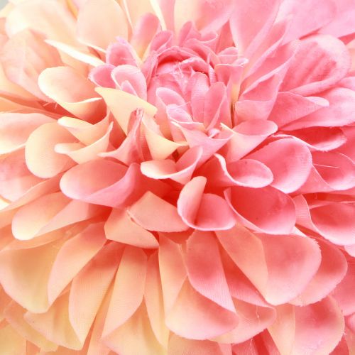 Product Artificial Dahlias in Peach Pink Ø10cm L80cm 2pcs