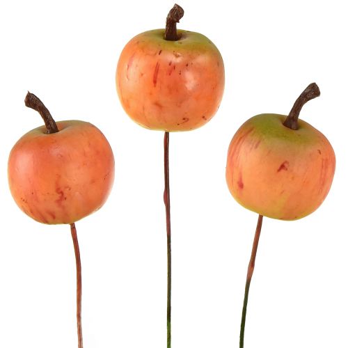 Floristik24 Artificial Apple 3cm on Wire 24 pcs