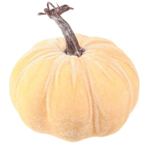 Product Pumpkin Decoration Autumn Yellow Brown Orange Ø13cm H11.5cm 3 pcs