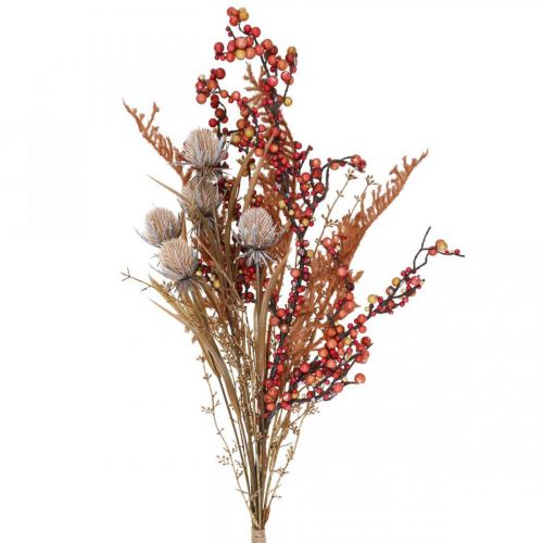 Floristik24 Artificial Plants Autumn Decoration Thistles Berries Fern 65cm Bunch