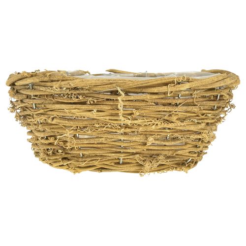 Product Plant bowl bowl round vines natural Ø23cm H9,5cm