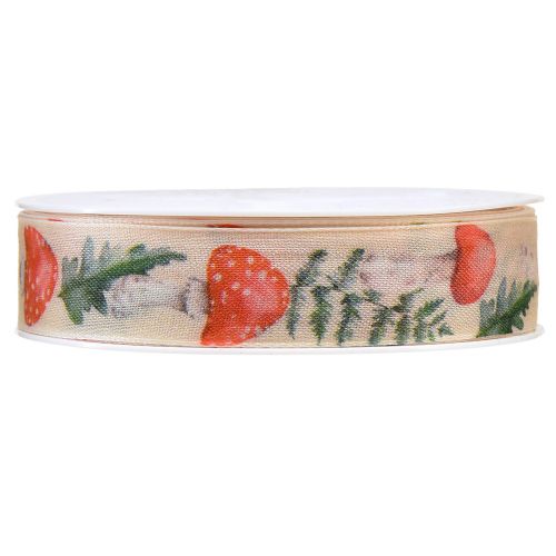 Product Ribbon fly agaric decorative ribbon W25mm L18m