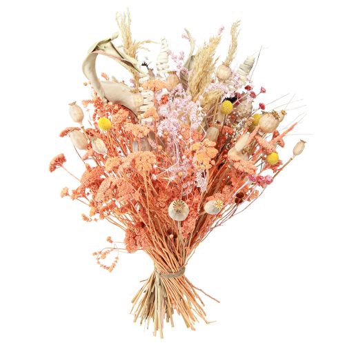 Product Bouquet of dried flowers Orange Apricot dried bouquet 45cm 80g